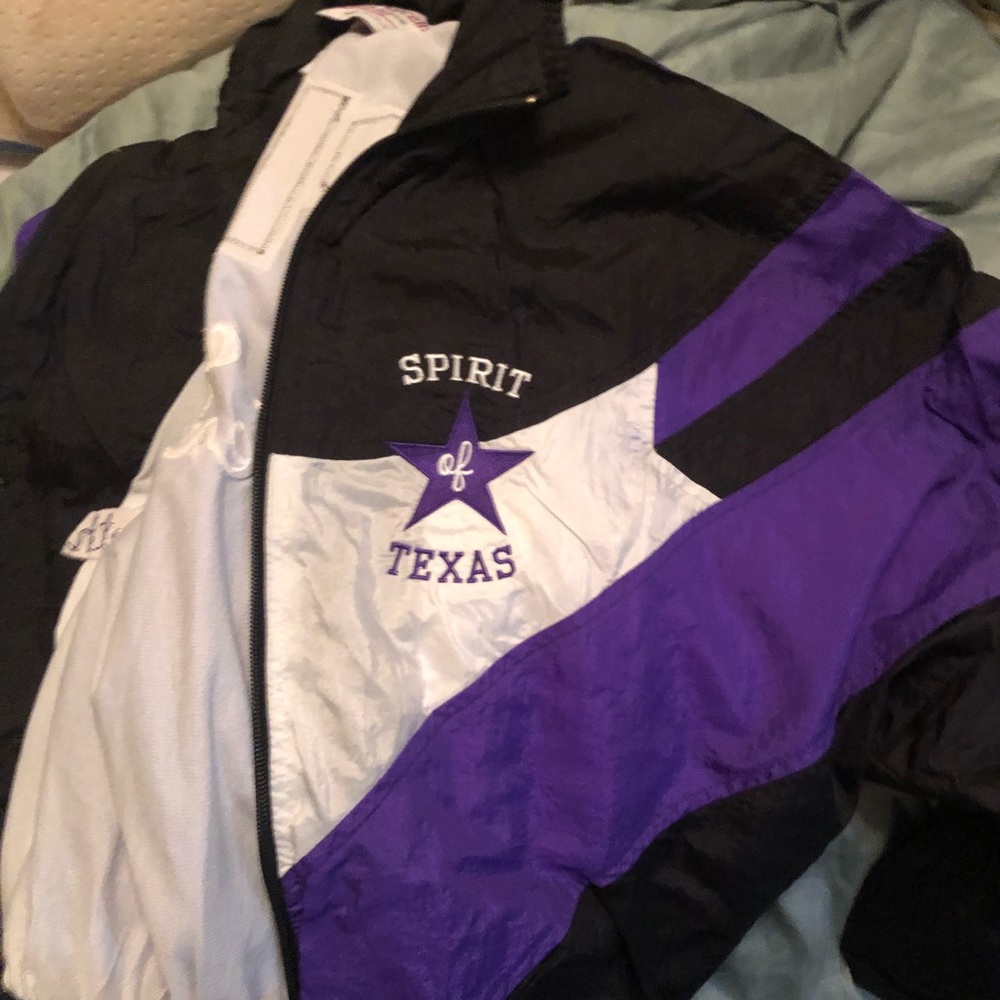 Vintage spirit of texas warm-up jacket